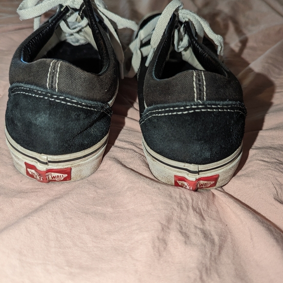 VANS OFF THE WALL LACE-UP LOW TOP SHOES SNEAKERS MEN Size 6.5 Women Size 8 black - Picture 4 of 10